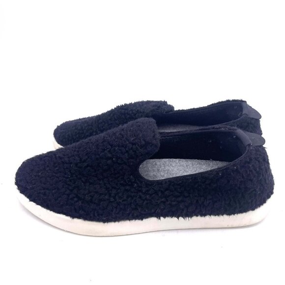 Allbirds Wool Lounger Fluffs Women's Size 9 Black Slip-on